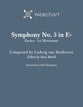 Symphony #3 in E-flat Orchestra sheet music cover